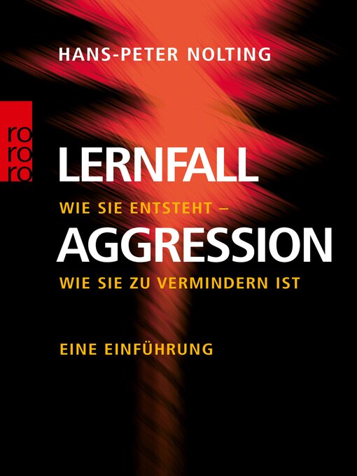 Title details for Lernfall Aggression 1 by Hans-Peter Nolting - Available